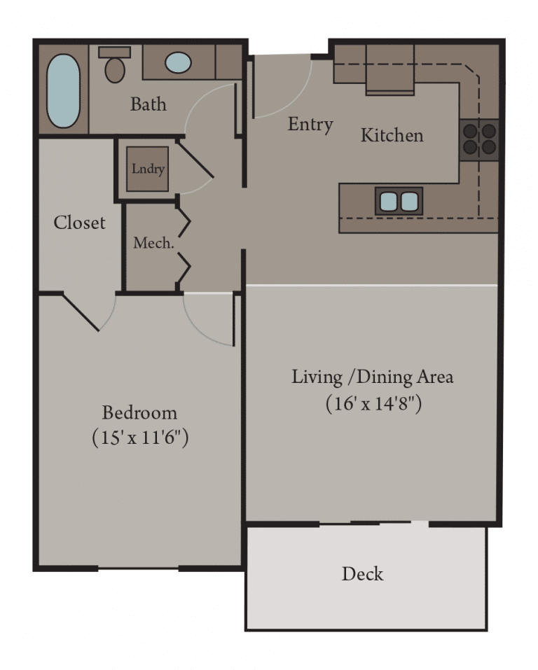 One Bedroom Floor Plans | Aristos Apartments in South Lincoln